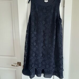 J. Jill Navy Women's Garment with Branded Label and Shrug Jackst